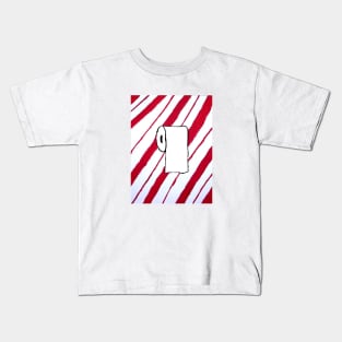 Candy Cane Toilet Paper Kids T-Shirt